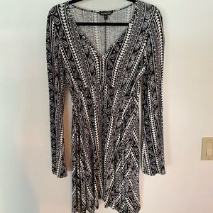 Black and White Stretch Dress